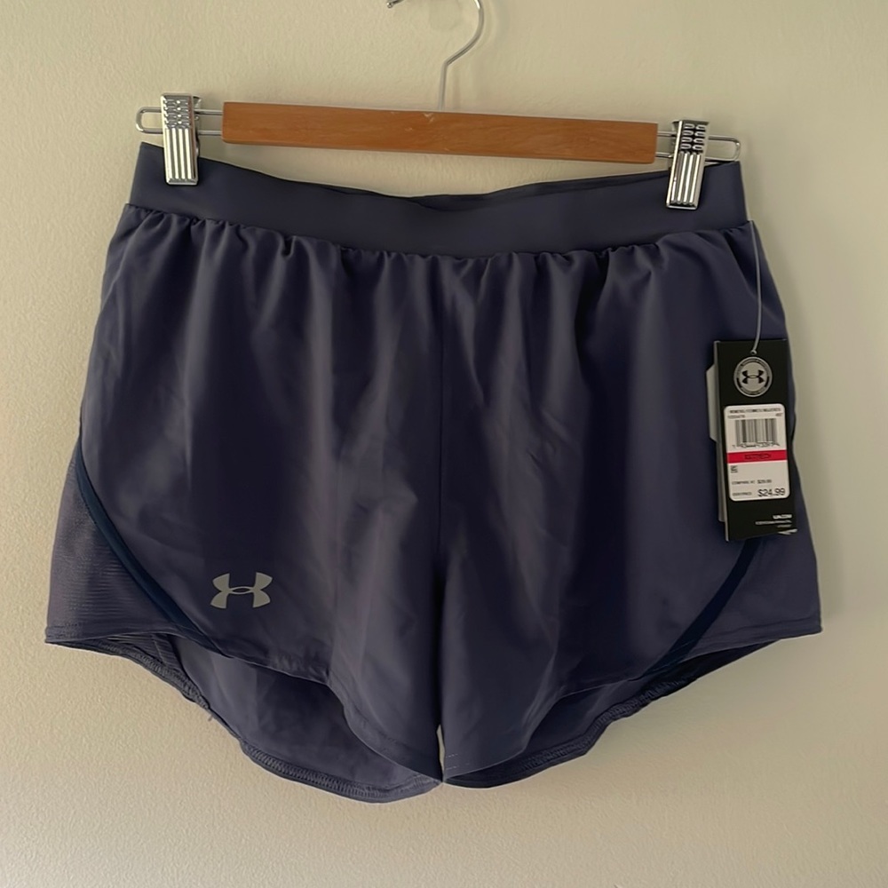 NWT Under Armour women’s gear running shorts blue XS